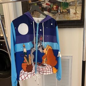 Disney Blue Cartoon Print Women's Jacket